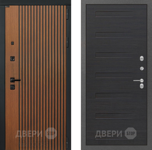 Входная металлическая Дверь Лабиринт (LABIRINT) Шторм 14 Эковенге поперечный в Павловском Посаде