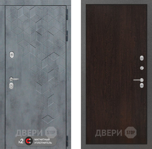 Входная металлическая Дверь Лабиринт (LABIRINT) Бетон 05 Венге в Павловском Посаде