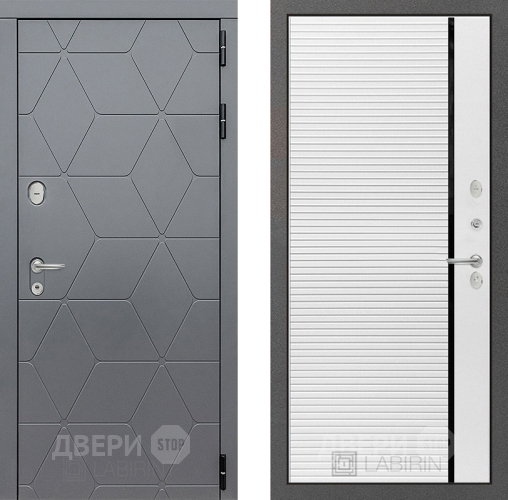 Дверь Лабиринт (LABIRINT) Cosmo 22 Белый софт в Павловском Посаде