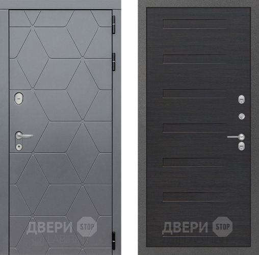 Входная металлическая Дверь Лабиринт (LABIRINT) Cosmo 14 Эковенге поперечный в Павловском Посаде