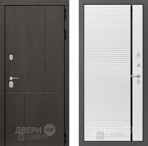 Дверь Лабиринт (LABIRINT) Urban 22 Белый софт в Павловском Посаде