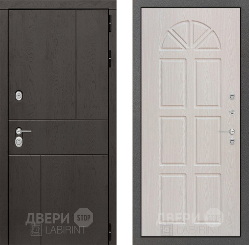 Входная металлическая Дверь Лабиринт (LABIRINT) Urban 15 VINORIT Алмон 25 в Павловском Посаде