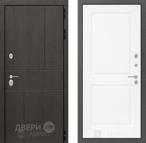 Дверь Лабиринт (LABIRINT) Urban 11 Белый софт в Павловском Посаде
