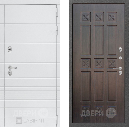 Входная металлическая Дверь Лабиринт (LABIRINT) Трендо 16 VINORIT Алмон 28 в Павловском Посаде