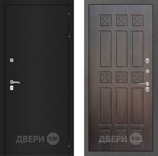 Дверь Лабиринт (LABIRINT) Classic шагрень черная 16 VINORIT Алмон 28 в Павловском Посаде
