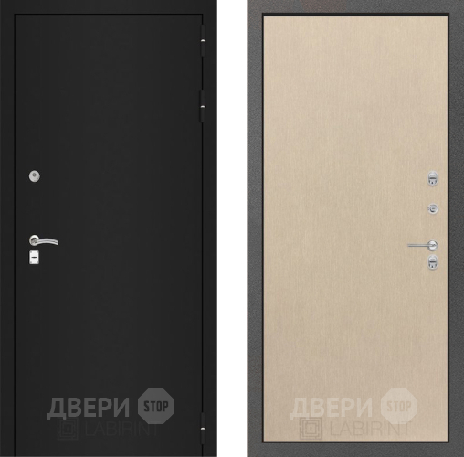 Входная металлическая Дверь Лабиринт (LABIRINT) Classic шагрень черная 05 Венге светлый в Павловском Посаде