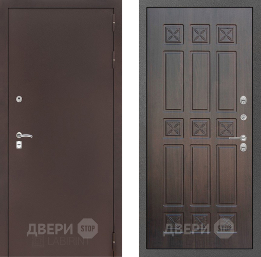 Входная металлическая Дверь Лабиринт (LABIRINT) Classic антик медь 16 VINORIT Алмон 28 в Павловском Посаде