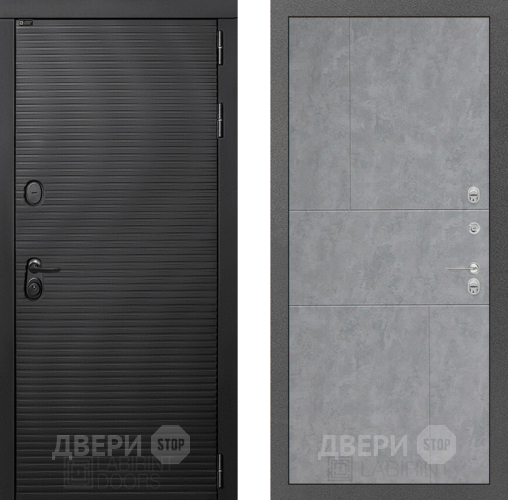 Входная металлическая Дверь Лабиринт (LABIRINT) Вулкано 21 Бетон светлый в Павловском Посаде