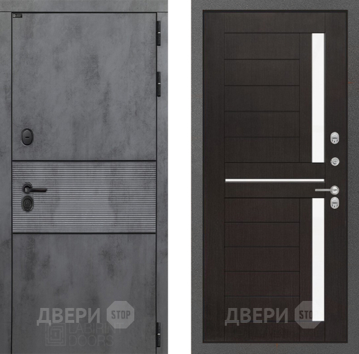 Входная металлическая Дверь Лабиринт (LABIRINT) Инфинити 02 Венге в Павловском Посаде
