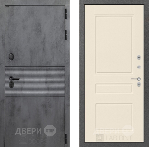 Дверь Лабиринт (LABIRINT) Инфинити 03 Крем софт в Павловском Посаде