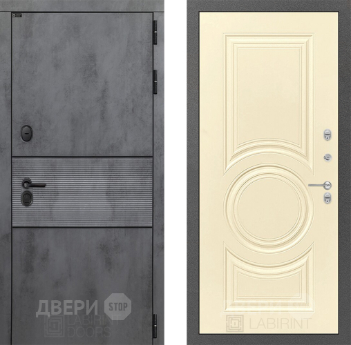 Входная металлическая Дверь Лабиринт (LABIRINT) Инфинити 23 Шампань в Павловском Посаде