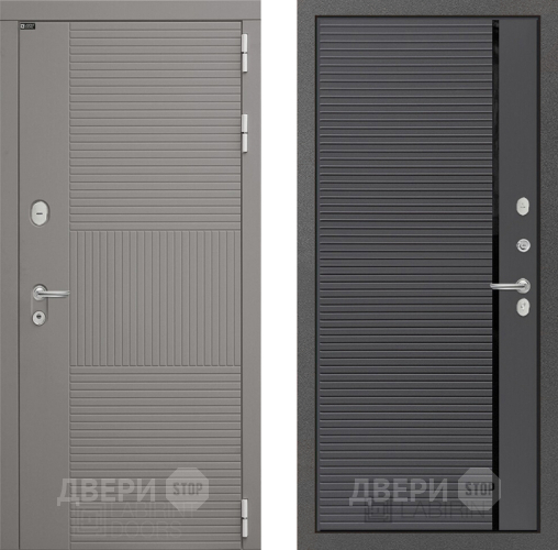 Входная металлическая Дверь Лабиринт (LABIRINT) Формо 22 Графит софт в Павловском Посаде