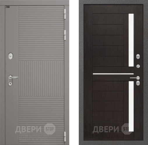 Входная металлическая Дверь Лабиринт (LABIRINT) Формо 02 Венге в Павловском Посаде