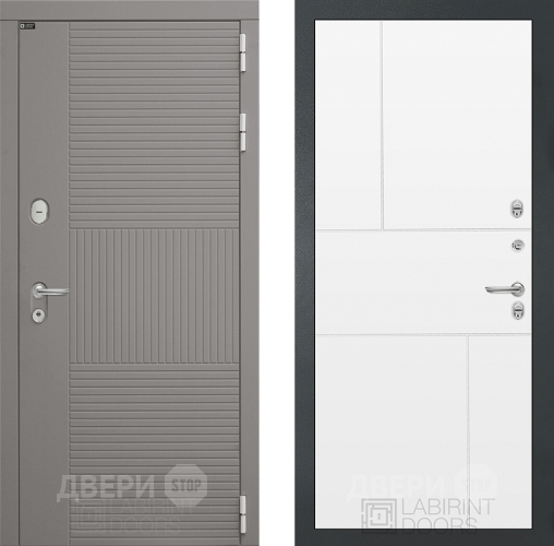 Дверь Лабиринт (LABIRINT) Формо 21 Белый софт в Павловском Посаде