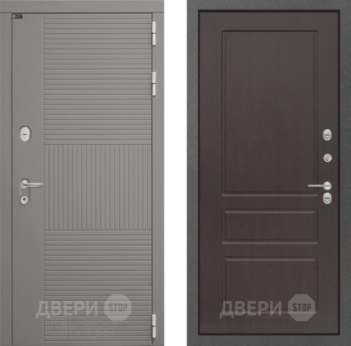 Входная металлическая Дверь Лабиринт (LABIRINT) Формо 03 Орех премиум в Павловском Посаде