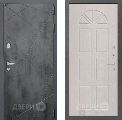 Входная металлическая Дверь Лабиринт (LABIRINT) Лофт 15 VINORIT Алмон 25 в Павловском Посаде
