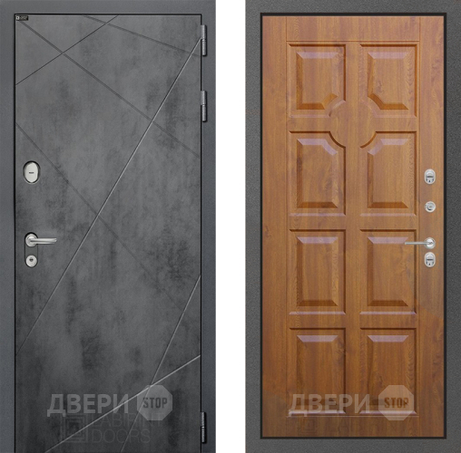 Входная металлическая Дверь Лабиринт (LABIRINT) Лофт 17 Дуб золото в Павловском Посаде