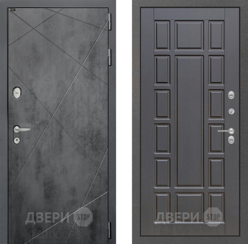 Входная металлическая Дверь Лабиринт (LABIRINT) Лофт 12 Венге в Павловском Посаде