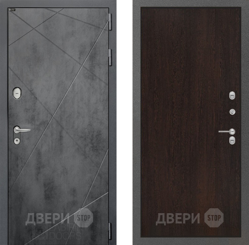 Входная металлическая Дверь Лабиринт (LABIRINT) Лофт 05 Венге в Павловском Посаде