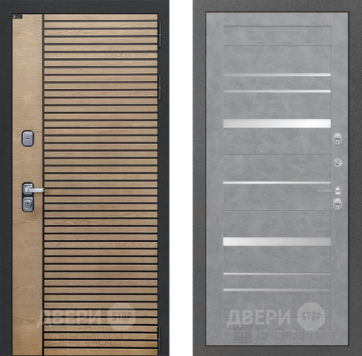 Входная металлическая Дверь Лабиринт (LABIRINT) Ritm 20 Бетон светлый в Павловском Посаде