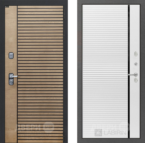 Дверь Лабиринт (LABIRINT) Ritm 22 Белый софт в Павловском Посаде