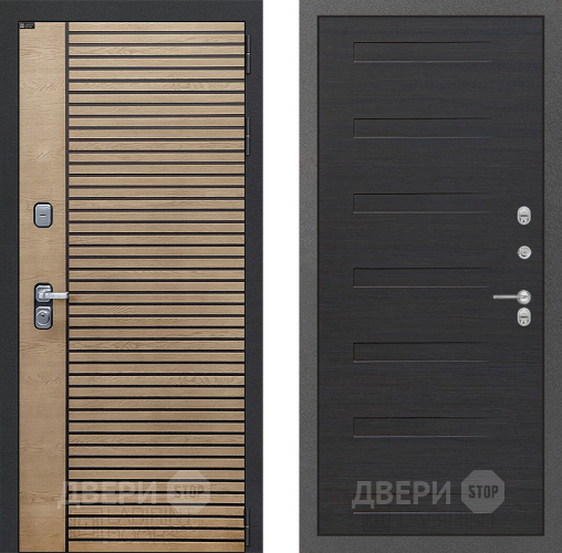 Входная металлическая Дверь Лабиринт (LABIRINT) Ritm 14 Эковенге поперечный в Павловском Посаде