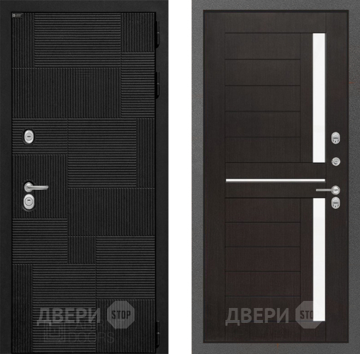 Входная металлическая Дверь Лабиринт (LABIRINT) Pazl 02 Венге в Павловском Посаде