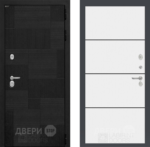 Дверь Лабиринт (LABIRINT) Pazl 25 Белый софт в Павловском Посаде
