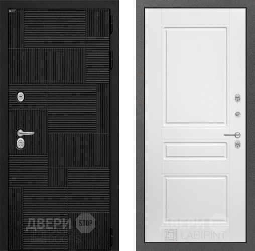 Дверь Лабиринт (LABIRINT) Pazl 03 Белый софт в Павловском Посаде