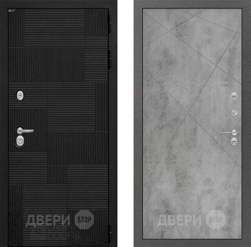 Входная металлическая Дверь Лабиринт (LABIRINT) Pazl 24 Бетон светлый в Павловском Посаде