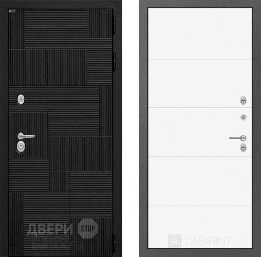 Дверь Лабиринт (LABIRINT) Pazl 13 Белый софт в Павловском Посаде