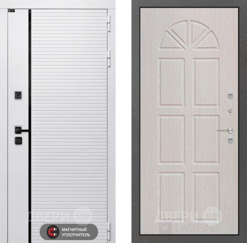 Входная металлическая Дверь Лабиринт (LABIRINT) Royal 15 VINORIT Алмон 25 в Павловском Посаде