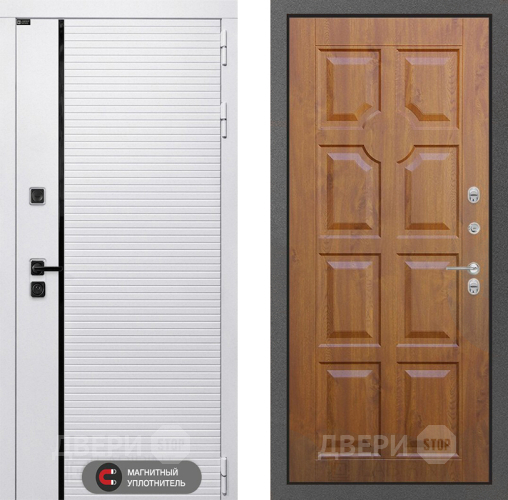 Входная металлическая Дверь Лабиринт (LABIRINT) Royal 17 Дуб золото в Павловском Посаде