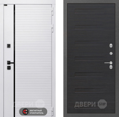 Входная металлическая Дверь Лабиринт (LABIRINT) Royal 14 Эковенге поперечный в Павловском Посаде