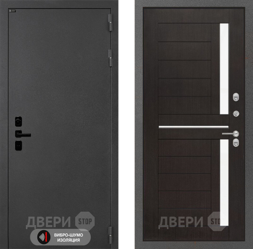 Входная металлическая Дверь Лабиринт (LABIRINT) Acustic 02 Венге в Павловском Посаде