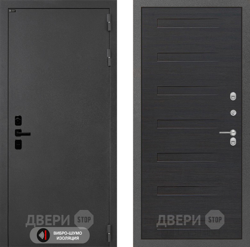 Входная металлическая Дверь Лабиринт (LABIRINT) Acustic 14 Эковенге поперечный в Павловском Посаде