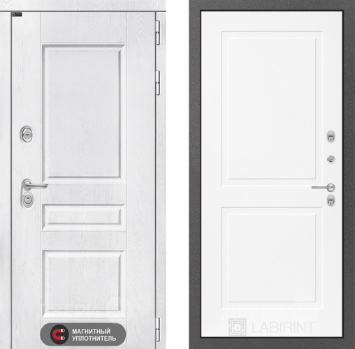 Дверь Лабиринт (LABIRINT) Versal 11 Белый софт в Павловском Посаде