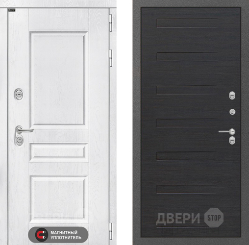 Входная металлическая Дверь Лабиринт (LABIRINT) Versal 14 Эковенге поперечный в Павловском Посаде