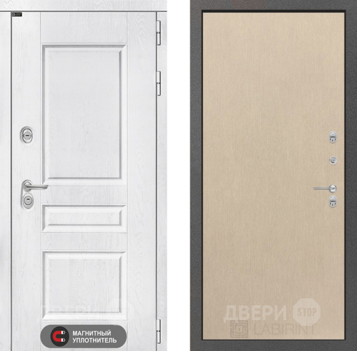 Входная металлическая Дверь Лабиринт (LABIRINT) Versal 05 Венге светлый в Павловском Посаде