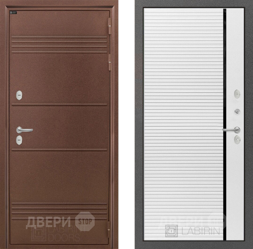 Дверь Лабиринт (LABIRINT) Термо Лайт 22 Белый софт в Павловском Посаде