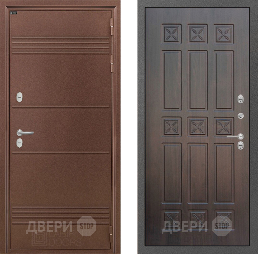 Входная металлическая Дверь Лабиринт (LABIRINT) Термо Лайт 16 VINORIT Алмон 28 в Павловском Посаде