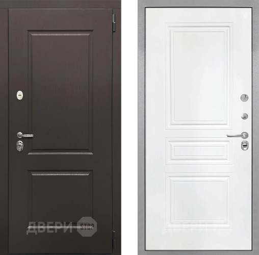 Входная металлическая Дверь Интекрон (INTECRON) Кампо ФЛ-243 Белый матовый в Павловском Посаде