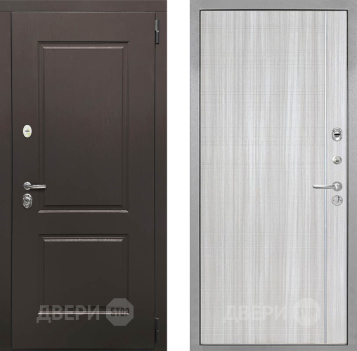 Входная металлическая Дверь Интекрон (INTECRON) Кампо В-07 с молдингом Сандал белый в Павловском Посаде