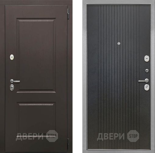 Входная металлическая Дверь Интекрон (INTECRON) Кампо ФЛ-295 Лофт черный в Павловском Посаде