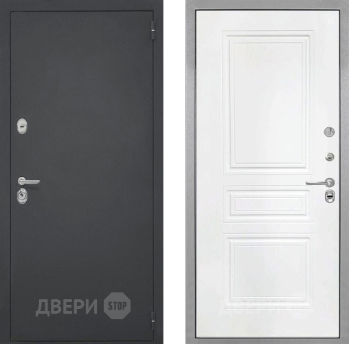 Входная металлическая Дверь Интекрон (INTECRON) Гектор ФЛ-243 Белый матовый в Павловском Посаде