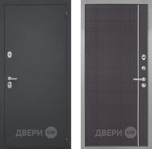 Входная металлическая Дверь Интекрон (INTECRON) Гектор В-07 с молдингом Венге в Павловском Посаде