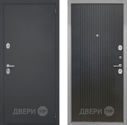 Входная металлическая Дверь Интекрон (INTECRON) Гектор ФЛ-295 Лофт черный в Павловском Посаде