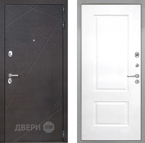 Входная металлическая Дверь Интекрон (INTECRON) Сенатор Лучи Альба Роял Вуд белый в Павловском Посаде