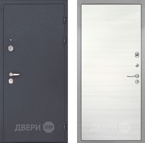 Входная металлическая Дверь Интекрон (INTECRON) Колизей Гладкая Дуб сильвер поперечный в Павловском Посаде