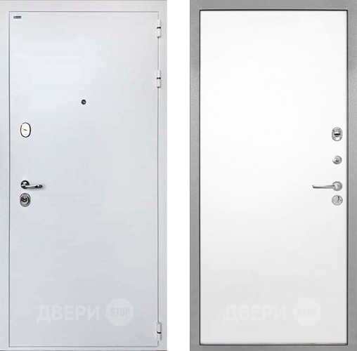 Входная металлическая Дверь Интекрон (INTECRON) Колизей White Гладкая Силк Сноу в Павловском Посаде